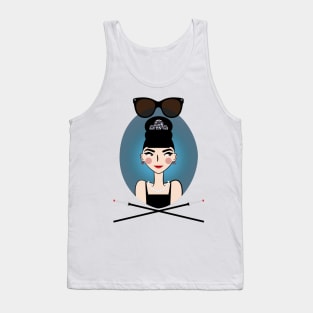 Breakfast at Tiffany's Holly Golightly, Audrey Hepburn Tank Top